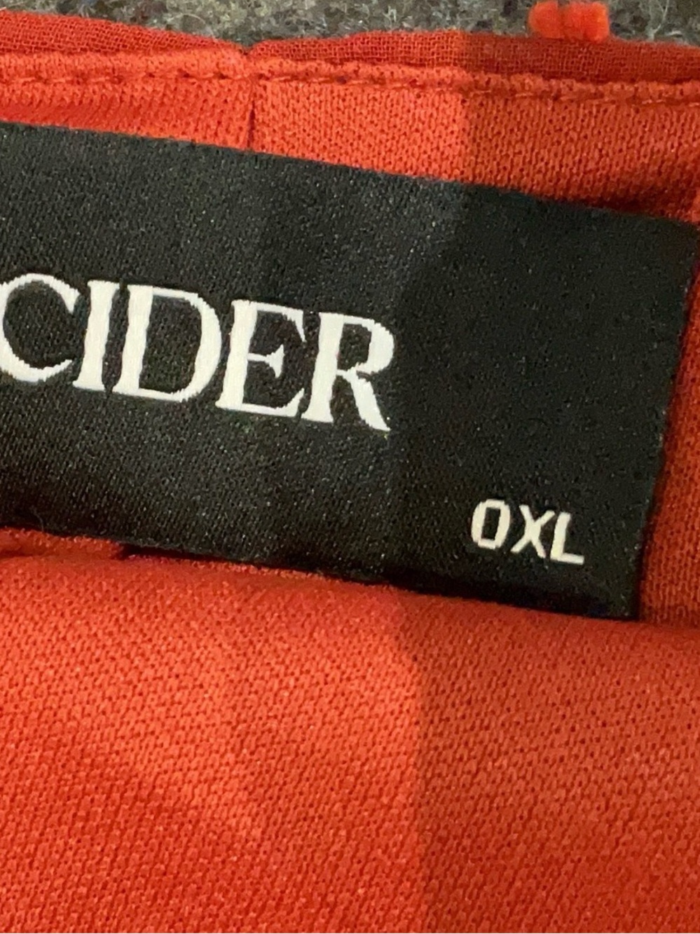 Cider Rust-Red High-Low Ruffle Maxi Dress - Picture 3 of 5